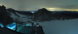 Archived image Panoramic webcam view at the Dachstein Glacier 23:00