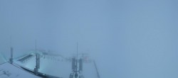 Archiv Foto Webcam Dachstein Gletscher: Panoramablick von der Bergstation 01:00