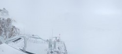 Archiv Foto Webcam Dachstein Gletscher: Panoramablick von der Bergstation 11:00