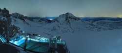 Archived image Panoramic webcam view at the Dachstein Glacier 01:00