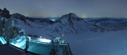 Archived image Panoramic webcam view at the Dachstein Glacier 23:00