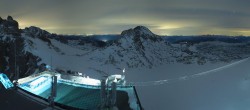 Archived image Panoramic webcam view at the Dachstein Glacier 23:00