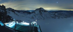 Archived image Panoramic webcam view at the Dachstein Glacier 01:00