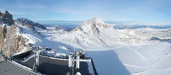 Archived image Panoramic webcam view at the Dachstein Glacier 13:00