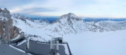 Archived image Panoramic webcam view at the Dachstein Glacier 15:00