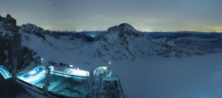 Archiv Foto Webcam Dachstein Gletscher: Panoramablick von der Bergstation 03:00