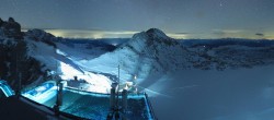 Archived image Panoramic webcam view at the Dachstein Glacier 01:00