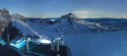 Archiv Foto Webcam Dachstein Gletscher: Panoramablick von der Bergstation 03:00