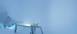 Archiv Foto Webcam Dachstein Gletscher: Panoramablick von der Bergstation 03:00