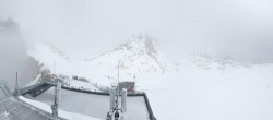 Archiv Foto Webcam Dachstein Gletscher: Panoramablick von der Bergstation 09:00