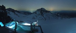 Archiv Foto Webcam Dachstein Gletscher: Panoramablick von der Bergstation 01:00
