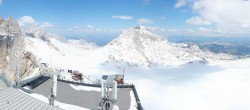 Archiv Foto Webcam Dachstein Gletscher: Panoramablick von der Bergstation 11:00