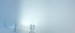 Archiv Foto Webcam Dachstein Gletscher: Panoramablick von der Bergstation 23:00
