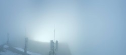 Archiv Foto Webcam Dachstein Gletscher: Panoramablick von der Bergstation 23:00