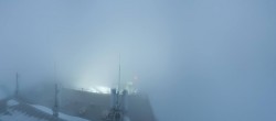 Archiv Foto Webcam Dachstein Gletscher: Panoramablick von der Bergstation 01:00