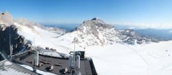 Archiv Foto Webcam Dachstein Gletscher: Panoramablick von der Bergstation 07:00