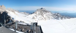 Archiv Foto Webcam Dachstein Gletscher: Panoramablick von der Bergstation 07:00