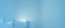 Archiv Foto Webcam Dachstein Gletscher: Panoramablick von der Bergstation 01:00