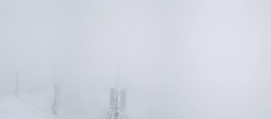 Archiv Foto Webcam Dachstein Gletscher: Panoramablick von der Bergstation 05:00