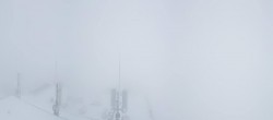 Archiv Foto Webcam Dachstein Gletscher: Panoramablick von der Bergstation 06:00