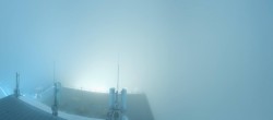Archiv Foto Webcam Dachstein Gletscher: Panoramablick von der Bergstation 23:00