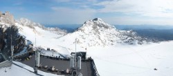 Archiv Foto Webcam Dachstein Gletscher: Panoramablick von der Bergstation 07:00
