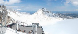 Archiv Foto Webcam Dachstein Gletscher: Panoramablick von der Bergstation 11:00