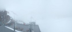 Archiv Foto Webcam Dachstein Gletscher: Panoramablick von der Bergstation 19:00