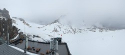 Archiv Foto Webcam Dachstein Gletscher: Panoramablick von der Bergstation 07:00