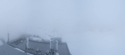 Archiv Foto Webcam Dachstein Gletscher: Panoramablick von der Bergstation 19:00