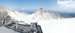 Archiv Foto Webcam Dachstein Gletscher: Panoramablick von der Bergstation 09:00