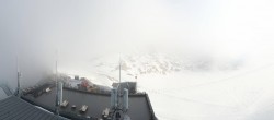 Archiv Foto Webcam Dachstein Gletscher: Panoramablick von der Bergstation 06:00