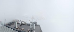 Archiv Foto Webcam Dachstein Gletscher: Panoramablick von der Bergstation 09:00