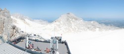 Archiv Foto Webcam Dachstein Gletscher: Panoramablick von der Bergstation 11:00