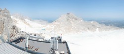 Archiv Foto Webcam Dachstein Gletscher: Panoramablick von der Bergstation 11:00