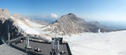 Archiv Foto Webcam Dachstein Gletscher: Panoramablick von der Bergstation 07:00