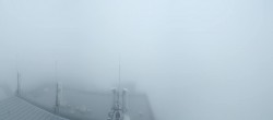 Archiv Foto Webcam Dachstein Gletscher: Panoramablick von der Bergstation 17:00
