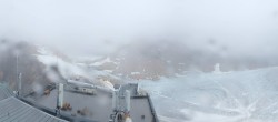 Archiv Foto Webcam Dachstein Gletscher: Panoramablick von der Bergstation 07:00