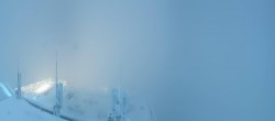 Archiv Foto Webcam Dachstein Gletscher: Panoramablick von der Bergstation 23:00