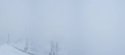 Archiv Foto Webcam Dachstein Gletscher: Panoramablick von der Bergstation 06:00