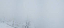 Archiv Foto Webcam Dachstein Gletscher: Panoramablick von der Bergstation 13:00