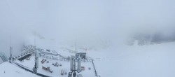 Archiv Foto Webcam Dachstein Gletscher: Panoramablick von der Bergstation 05:00