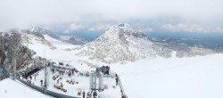 Archiv Foto Webcam Dachstein Gletscher: Panoramablick von der Bergstation 11:00