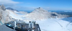 Archiv Foto Webcam Dachstein Gletscher: Panoramablick von der Bergstation 01:00