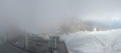 Archiv Foto Webcam Dachstein Gletscher: Panoramablick von der Bergstation 07:00