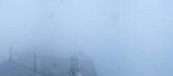 Archiv Foto Webcam Dachstein Gletscher: Panoramablick von der Bergstation 19:00