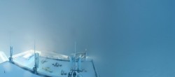 Archiv Foto Webcam Dachstein Gletscher: Panoramablick von der Bergstation 23:00