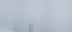 Archiv Foto Webcam Dachstein Gletscher: Panoramablick von der Bergstation 06:00