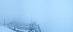 Archiv Foto Webcam Dachstein Gletscher: Panoramablick von der Bergstation 19:00
