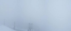 Archiv Foto Webcam Dachstein Gletscher: Panoramablick von der Bergstation 05:00